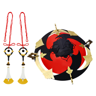 原神散兵cos道具服武器刀剑妖刀 斗笠帽子 笼钓瓶一心 木质 万叶