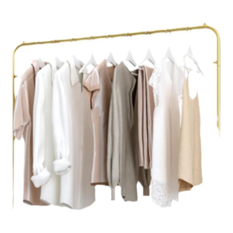 晾衣架落地衣架子家用挂衣室内挂衣服架子卧室简易钢管凉衣架挂杆