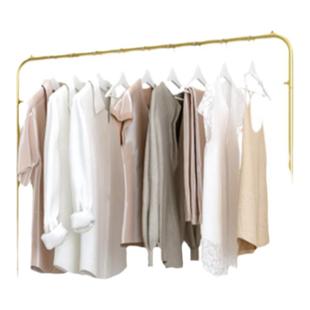 晾衣架落地衣架子家用挂衣室内挂衣服架子卧室简易钢管凉衣架挂杆