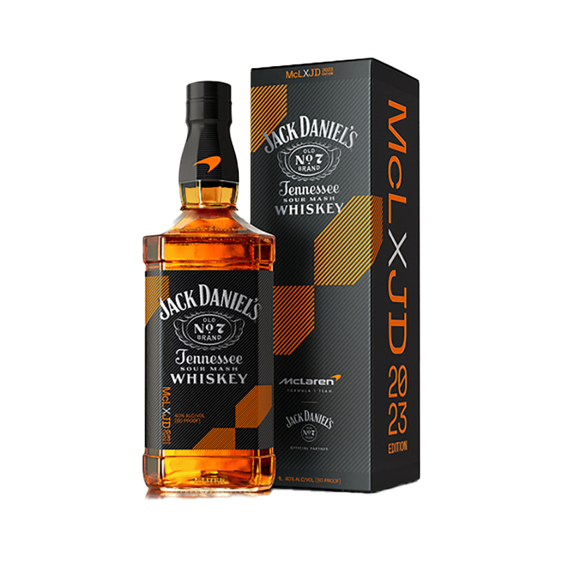 杰克丹尼迈凯伦联名款威士忌礼盒洋酒组合套装威士忌官方旗舰店