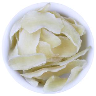 兰州特大片百合干两罐共500g无硫熏干货食用甜白合干新货甘肃特产