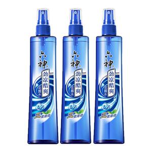 六神花露水劲凉酷爽180ml冰清凉薄荷高降温驱蚊喷雾学生军训神器