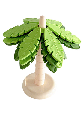 椰子树创意隔热杯垫防烫餐桌