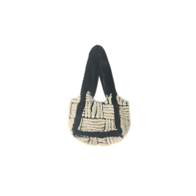 LonslanBag秋季新款毛绒单肩包