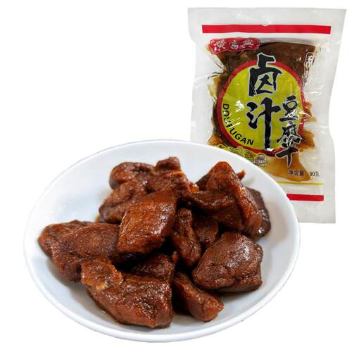 苏州特产黄富兴卤汁豆腐干甜味辣味蜜汁豆干小包装即食休闲零食品