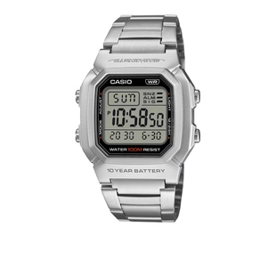 卡西欧小方表防水运动商务通勤学生正品男生手表W-800HD-1A