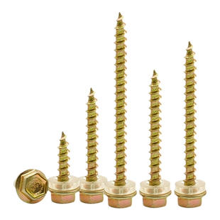 木螺丝钉外六角加长自攻钻尾华司尖头自攻钻燕尾螺钉法兰面木钻钉