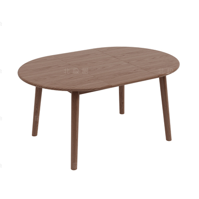 实木餐桌可伸缩折叠餐桌家用