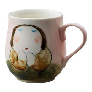 吴仲宗手绘咖啡杯设计师款胖太太马克杯高颜值茶杯主人杯大肚杯