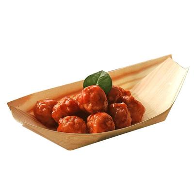 一次性木皮船木纸船碟船形餐具