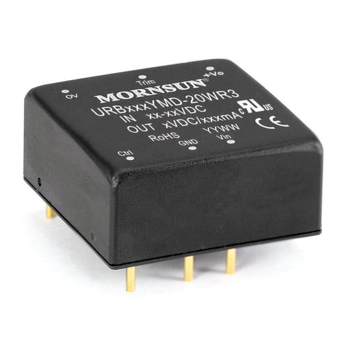 URB4805YMD-20WR3金升阳DC-DC电源模块18-75V转5V4A 20W全新原装