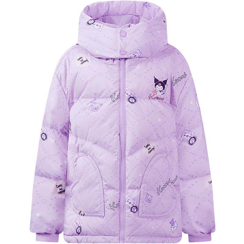 【库洛米合作系列】波司登儿童羽绒服女新款洋气保暖童装厚外套冬