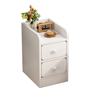 超窄款20/25/30cm床头柜小型收纳柜子简约现代卧室床边夹缝置物架