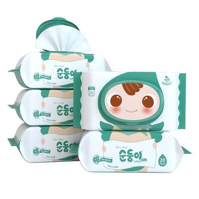 顺顺儿新生儿湿巾加大加厚可降解