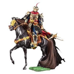刘邦项羽手办模型摆件古代士兵人物关节可动人偶战马拼装儿童玩具