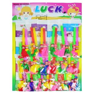 学生奖励吹龙口哨气球生日派对会叫喇叭汽球带哨子小卖部挂板玩具
