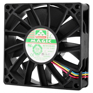 8025永立MGT8012UB-W25大风量12V 0.66A机箱服务器PWM散热风扇8CM