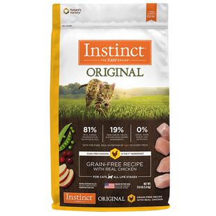 百利猫粮无谷鸡肉金装高蛋白instinct百丽原始生鲜本能冻干幼猫粮
