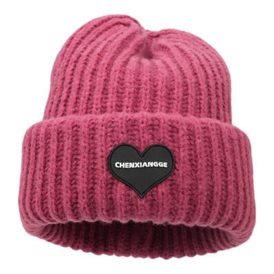 Classy key新加坡设计师联名款显脸小针织帽子加厚保暖大头围冷帽