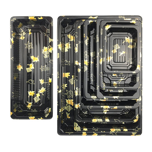 高透防雾寿司盒子一次性外卖打包盒刺身拼盘商用食品级包装卤味烧