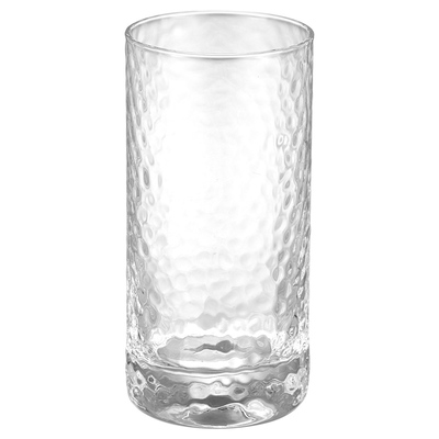 德国加厚底锤纹玻璃柯林鸡尾酒杯