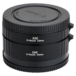 JJC 微距环转接环近摄接圈 适用于索尼E佳能EF RF富士X尼康Z F松下M43相机可调光圈自动对焦微距转接环近摄环