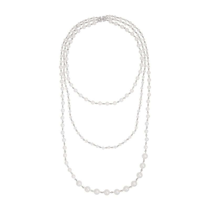 【AZLOOK】MADREPERLA玛贝拉多排珍珠项链女高级感轻奢饰品礼物