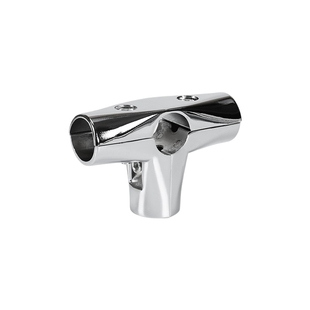 25/32mm不锈钢圆管连接件展架落地晾衣架晒衣杆花架两通三通接头