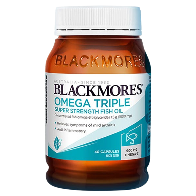 澳洲Blackmores3倍鱼油40粒