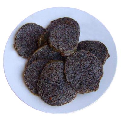糯米农村贵州小吃特产血灌肠美食