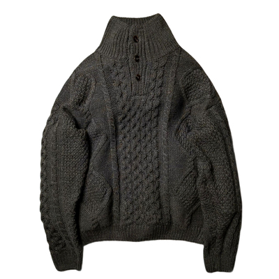 SKYROCKET绵羊毛高领套头毛衣