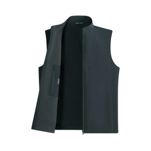 SHANSHAN杉杉男式马甲2025秋季新款商务休闲立领工装马甲外套男款