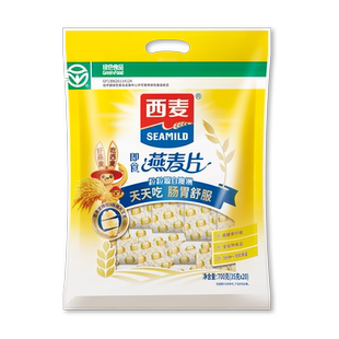 西麦燕麦片1480g原味即食速溶纯麦片早餐营养麦片冲饮旗舰官方