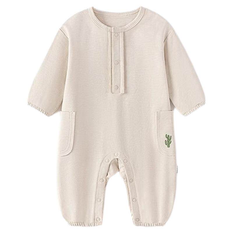 【清仓】babylove婴儿连体衣春秋男女宝宝哈衣爬服休闲外出服春装