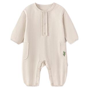 【清仓】babylove婴儿连体衣春秋男女宝宝哈衣爬服休闲外出服春装