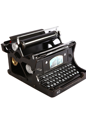 铁艺打字机摄影橱窗创意装饰怀旧