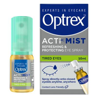 Optrex爱滴氏润眼喷雾眼药水闭眼喷缓解长期看电脑眼疲劳眼干眼痒