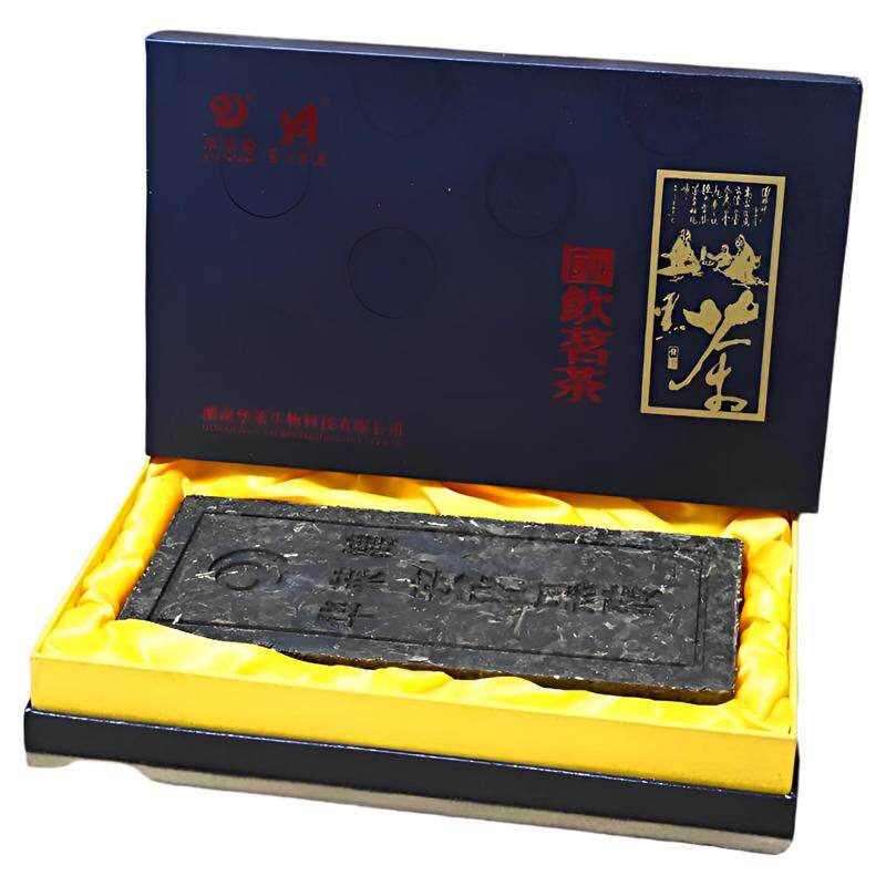珍藏2012年国饮茗茶安化黑茶华莱健黑砖茶陈年浓香老黑茶正宗珍品