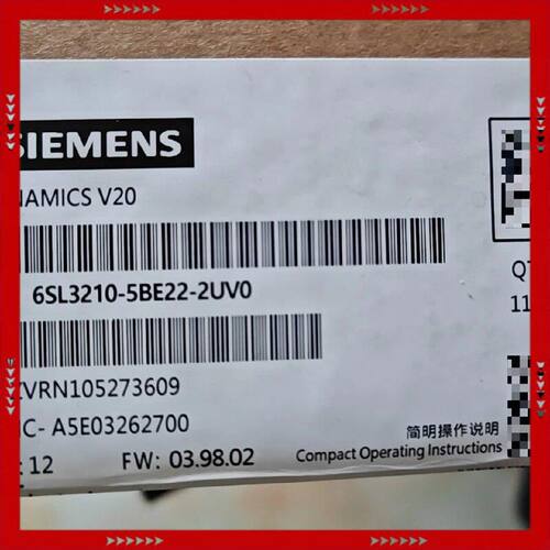 【问价】6SL3210-5BE22-2UV0变频器