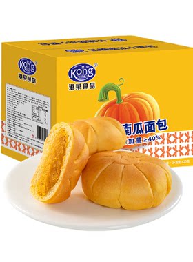 港荣低糖小南瓜面包营养早餐糕点