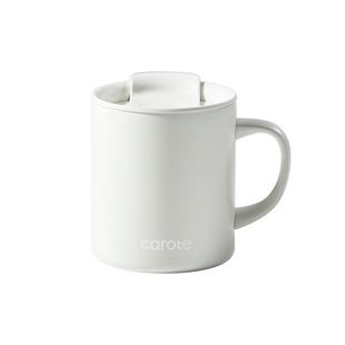 卡罗特水杯带盖保温马克杯女316不锈钢家用办公室咖啡杯泡茶杯子