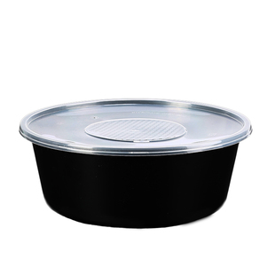一次性餐盒2000ml塑料打包碗圆形2500ml外卖水小龙虾火锅酸菜鱼