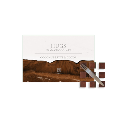 HUGS生椰拿铁生巧克力礼盒180g