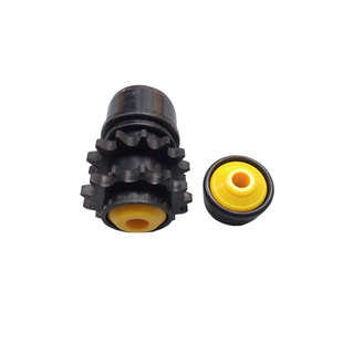 双链轮双单排14齿119耐磨塑钢安装简单08B尼龙滚筒同步带多楔带轮