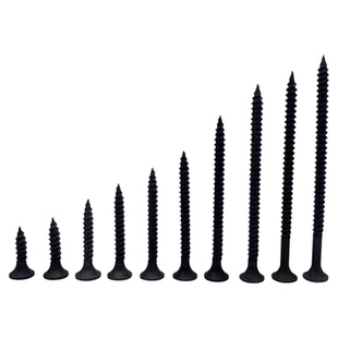 高强度螺丝钉干壁钉自攻螺丝木工加长加硬黑色石膏板螺丝M3.5散装