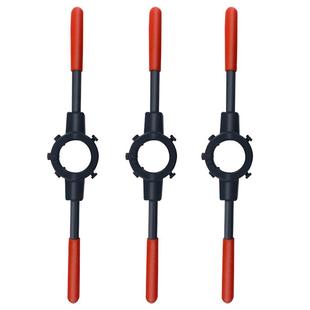 NHK圆板牙扳手绞手公制铰手扳牙架攻丝器工具M1M36手用套丝板牙架