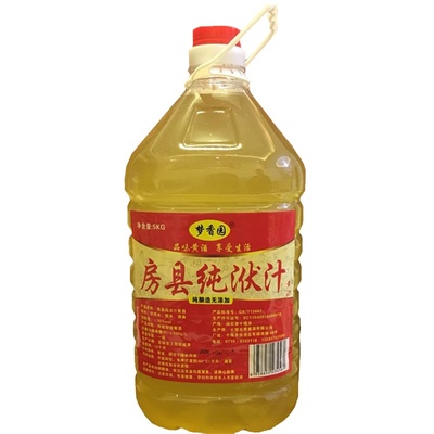 湖北特产房县黄酒洑汁桶装糯米酒