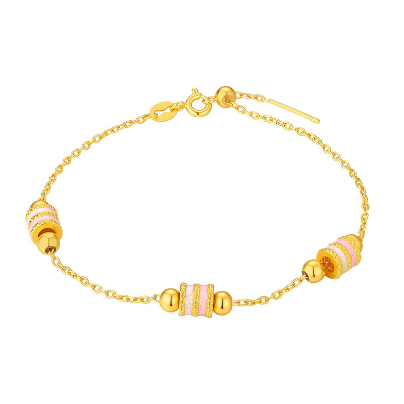 CEMNI/千年珠宝黄金转运珠女足金999路路通小蛮腰吊坠新款正品