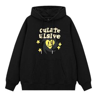 RRR123 X CPFM爱心印花美式连帽卫衣男春秋休闲高级宽松上衣外套