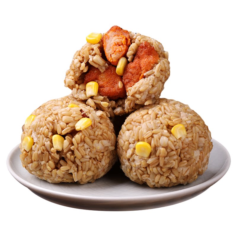免煮燕麦鸡胸肉糙米饭团开袋即食早餐代餐杂粮饱腹减低轻脂肥速食